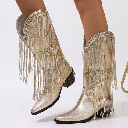 Warm Knee-High Boots