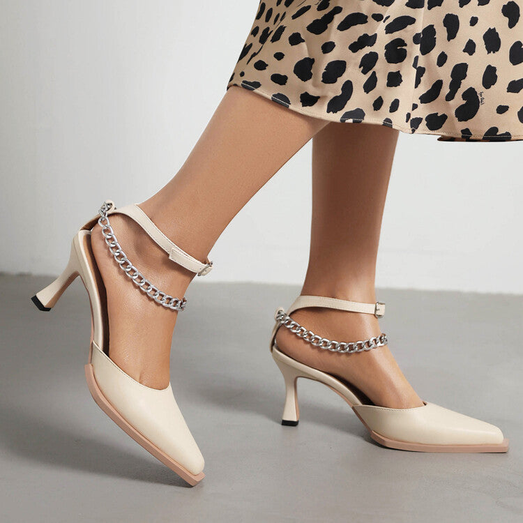 Minimal Buckled Sandals