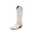 Modern Block-Heel Boots