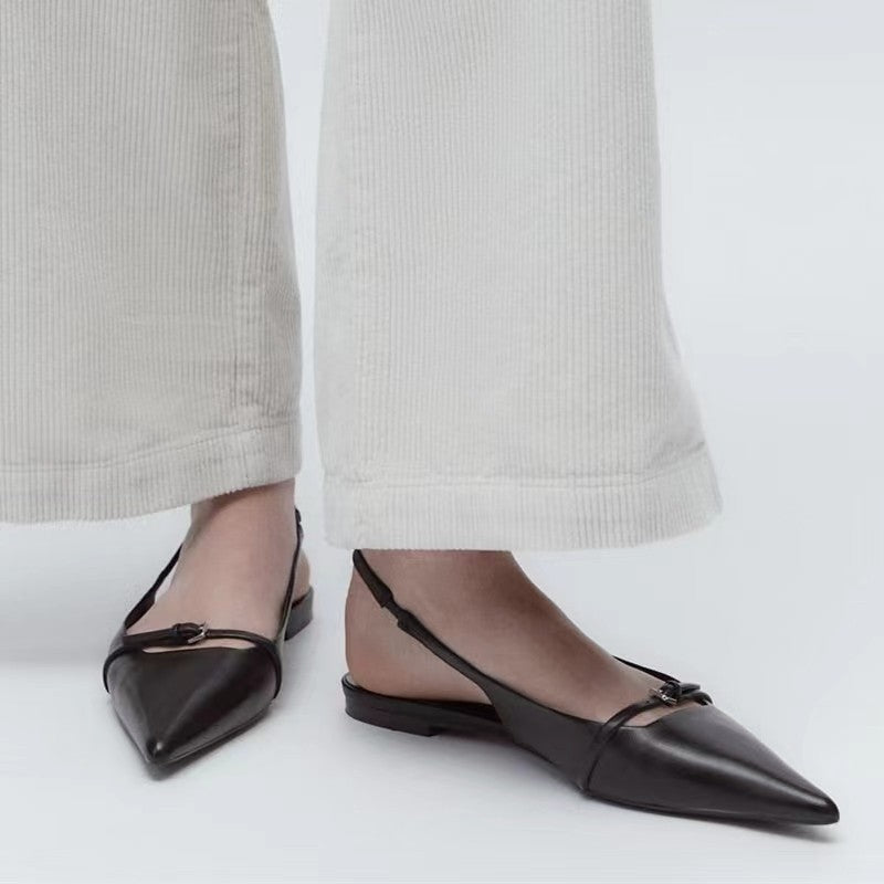 Warm Buckled Sandals