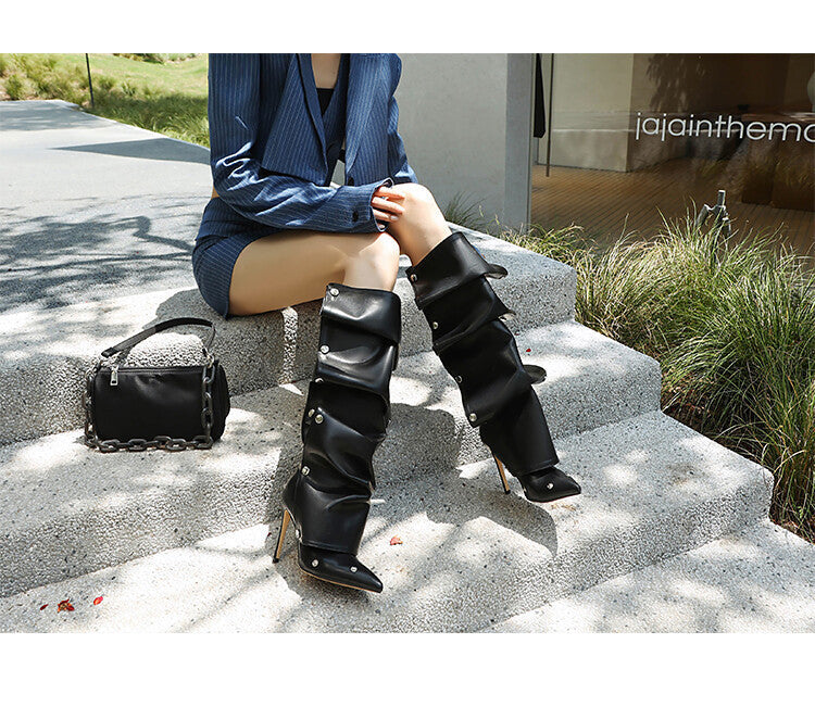 Simple Side-Zip Boots