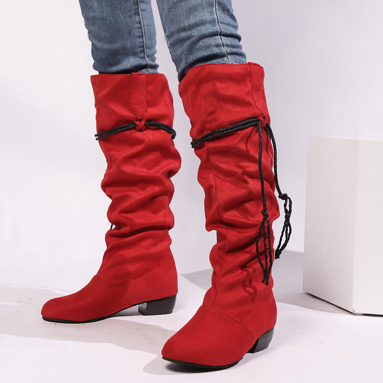 Simple Suede Boots