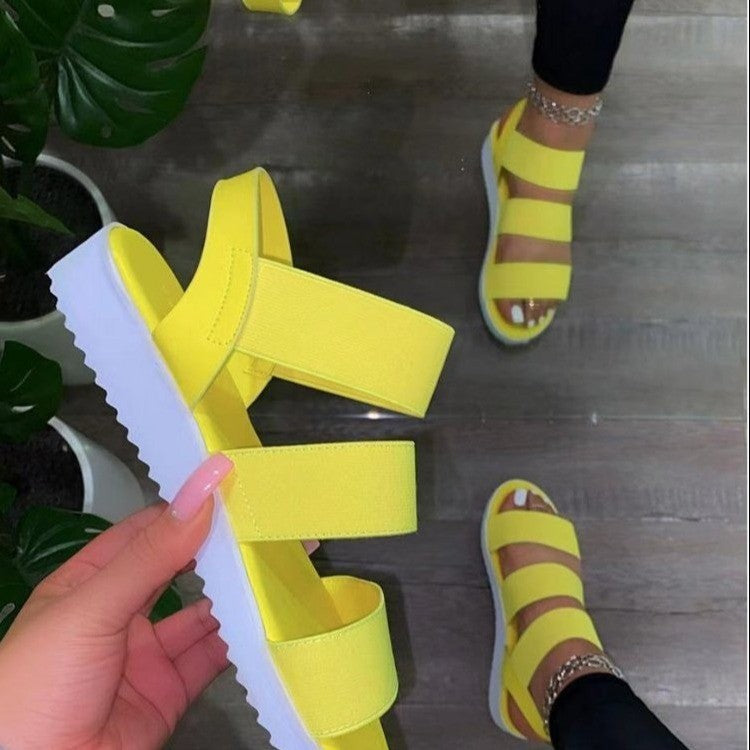 Relaxed Slide Sandals