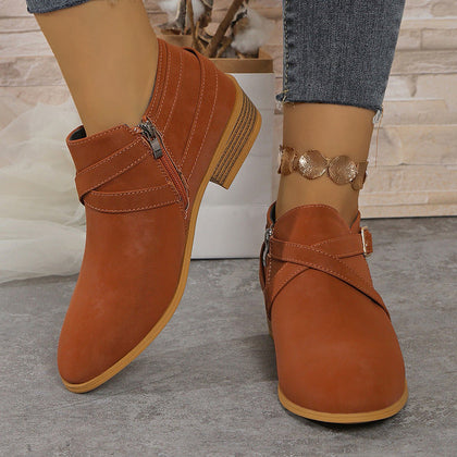 Beach Block-Heel Boots