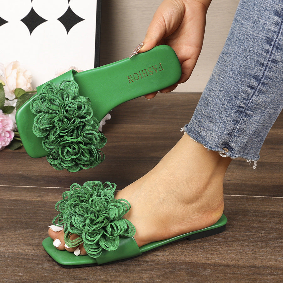 Relaxed Slide Sandals