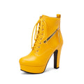 Warm Block-Heel Boots