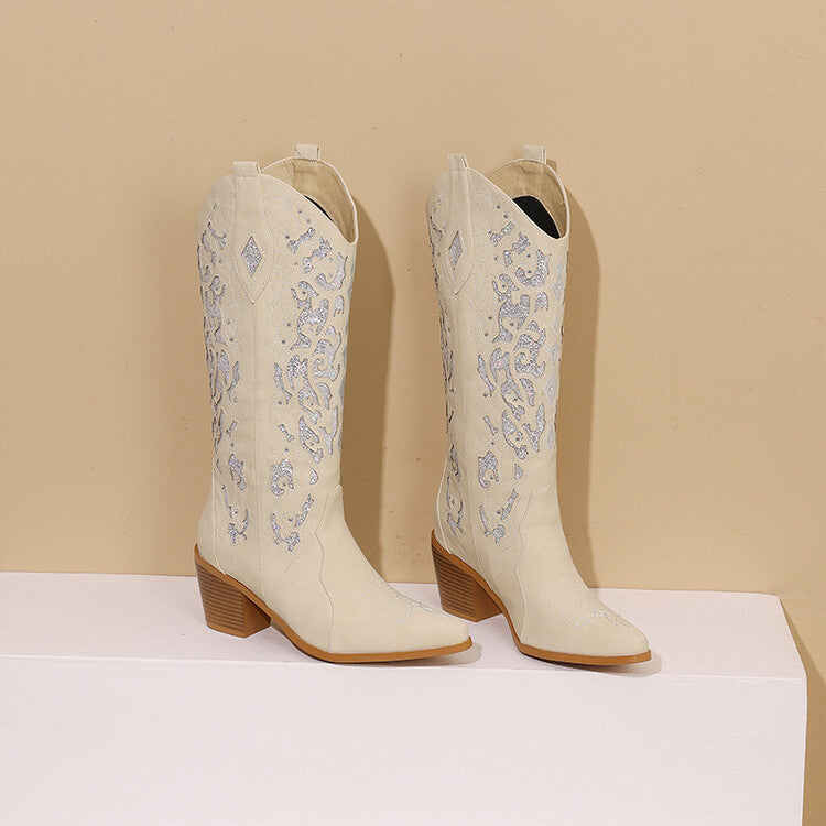Natural Suede Boots
