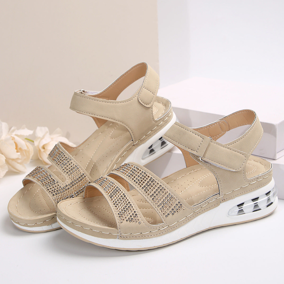 Airy Slip-On Sandals
