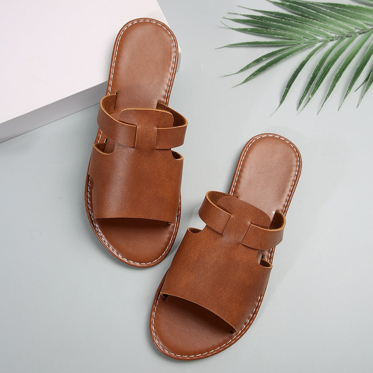 Modern Lace-Up Sandals
