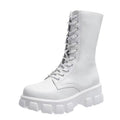 Natural Lug-Sole Boots