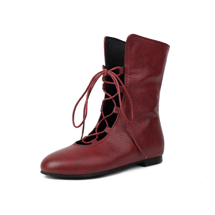 Natural Buckled Boots