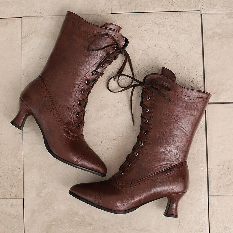 Casual Zip-Up Boots