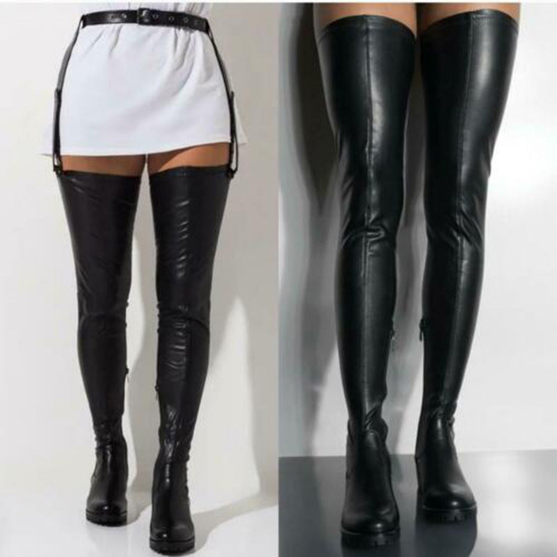 Relaxed Knee-High Boots