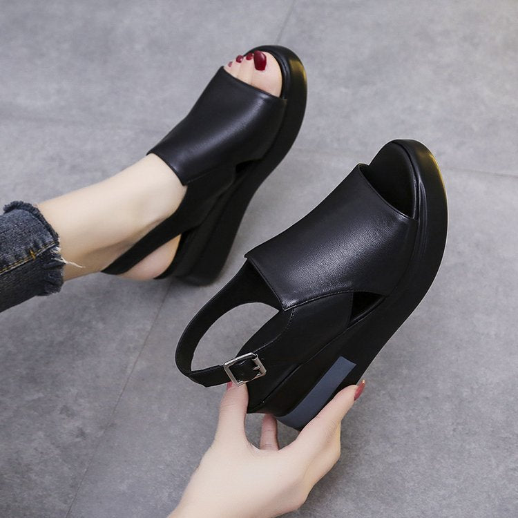 Clean Heeled Sandals