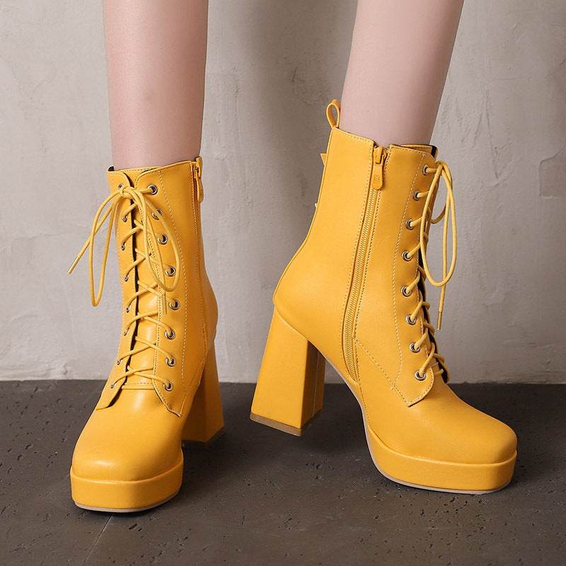 Simple Buckled Boots