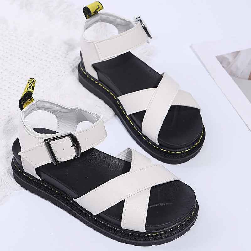 Relaxed Wedge Sandals
