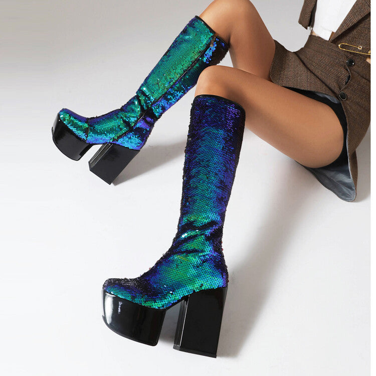 Light Platform Boots