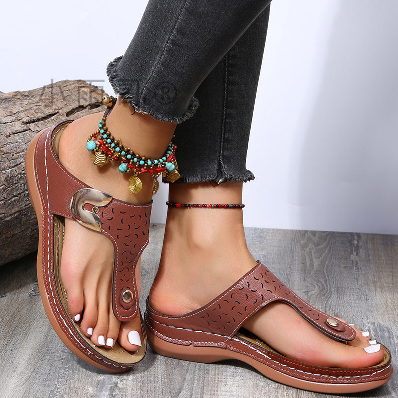 Walking Buckled Sandals