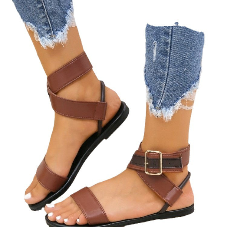 Comfortable Metallic Sandals