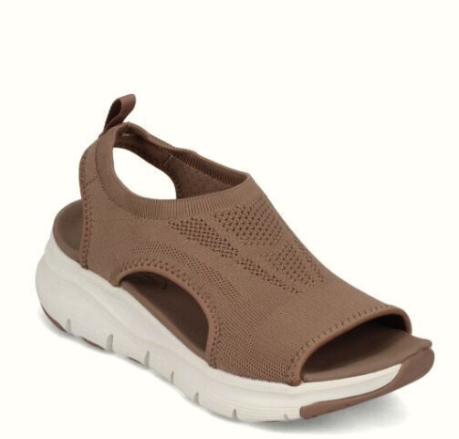 Natural Open-Toe Sandals