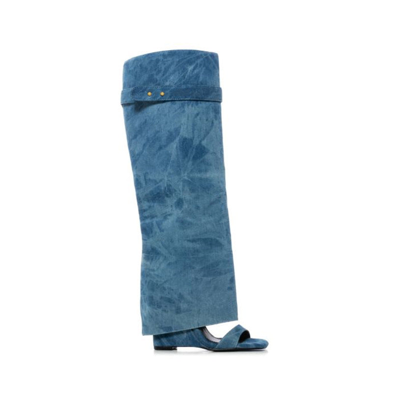 Casual Block-Heel Boots