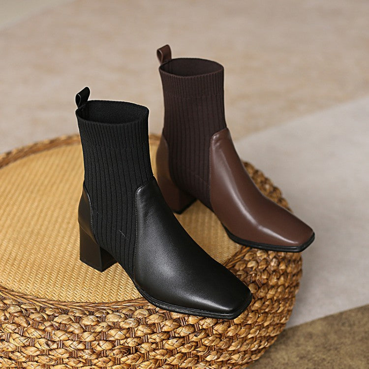 Travel Block-Heel Boots