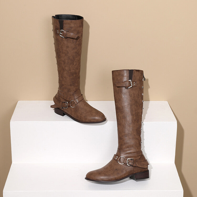 Light Knee-High Boots