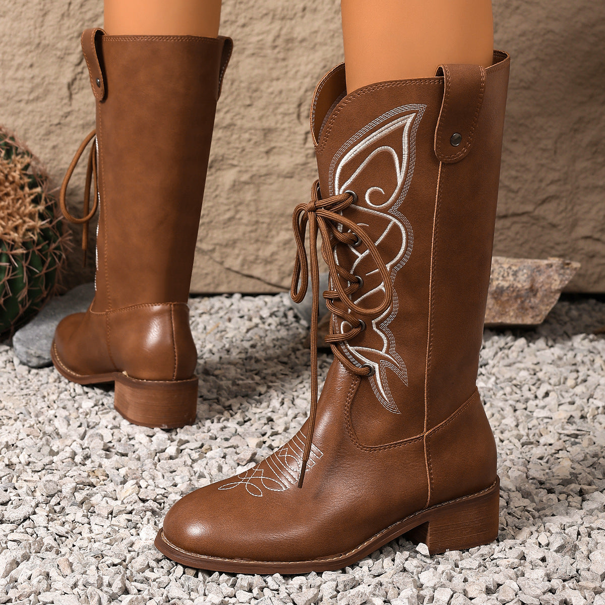 Warm Zip-Up Boots
