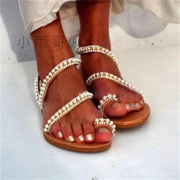 Soft Metallic Sandals