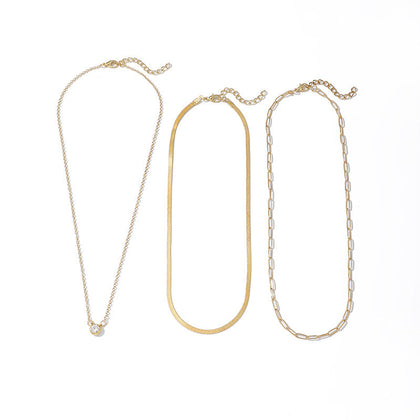 Natural Striped Set