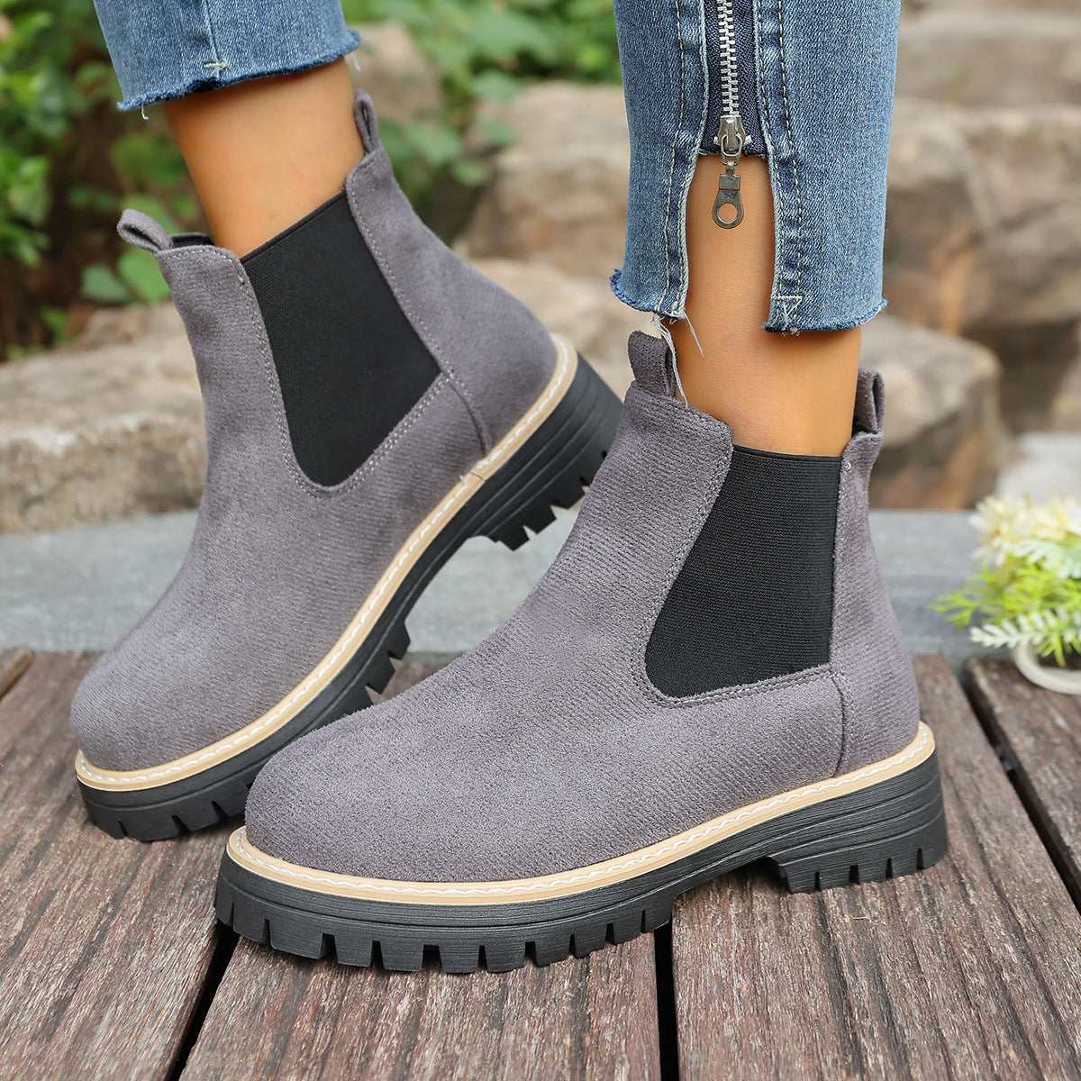 Soft Platform Boots