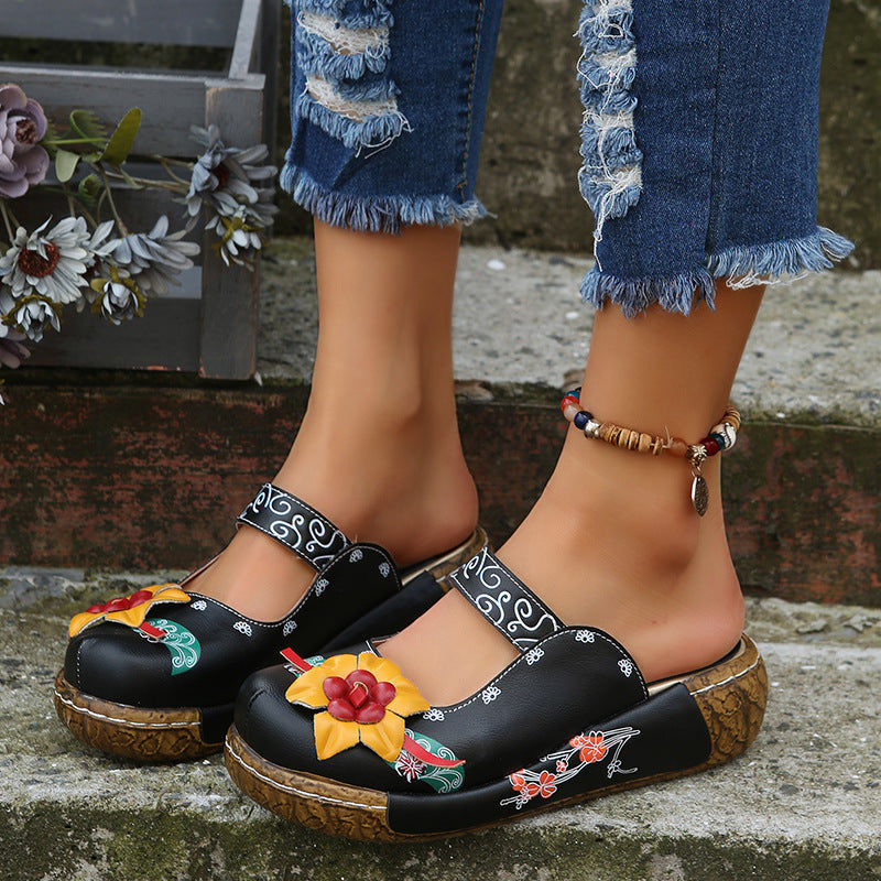 Comfortable Metallic Sandals