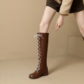Natural Lug-Sole Boots