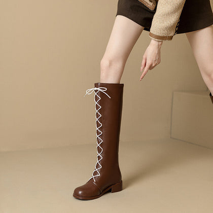 Natural Lug-Sole Boots