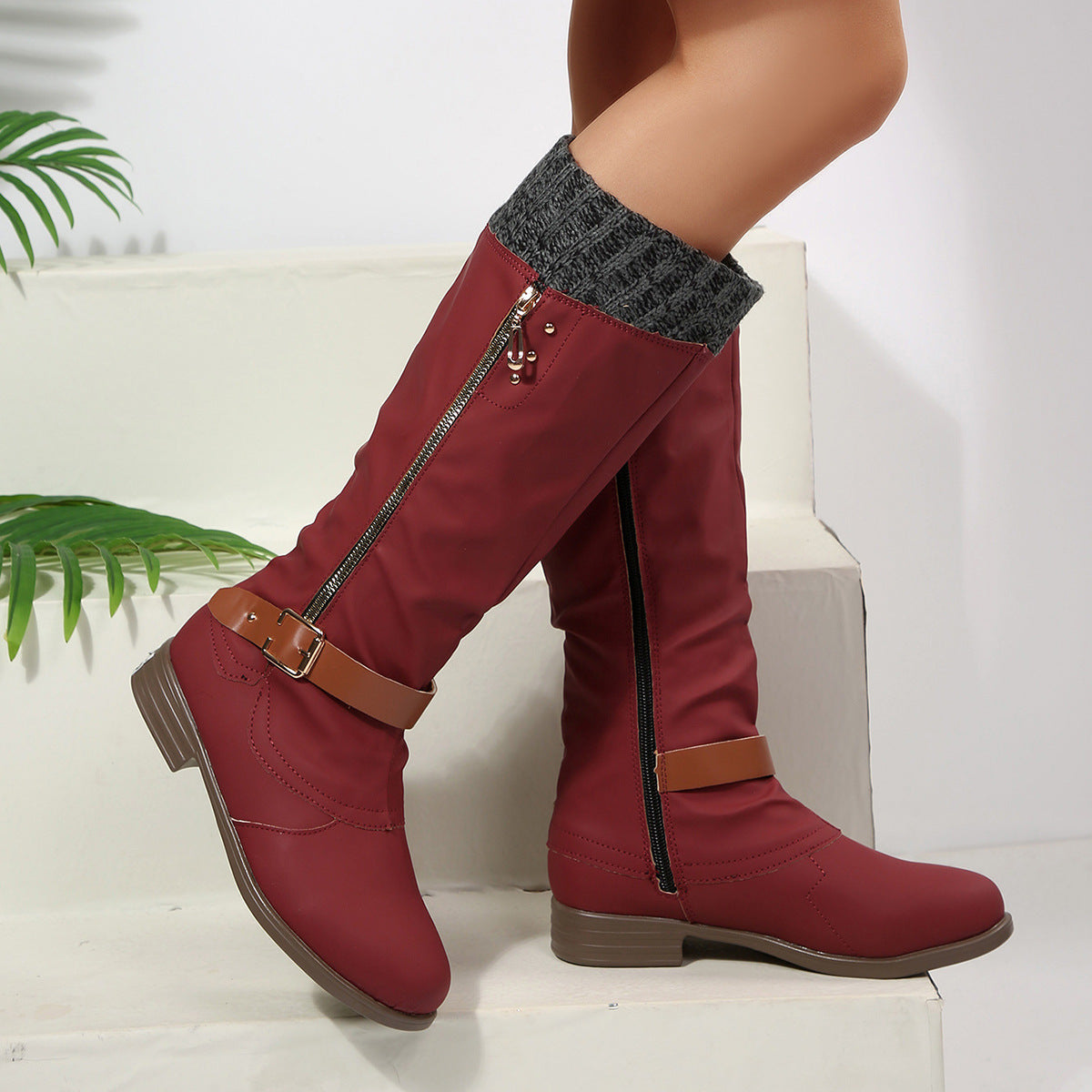Summer Leather Boots