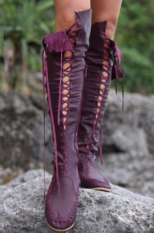 Casual Knee-High Boots