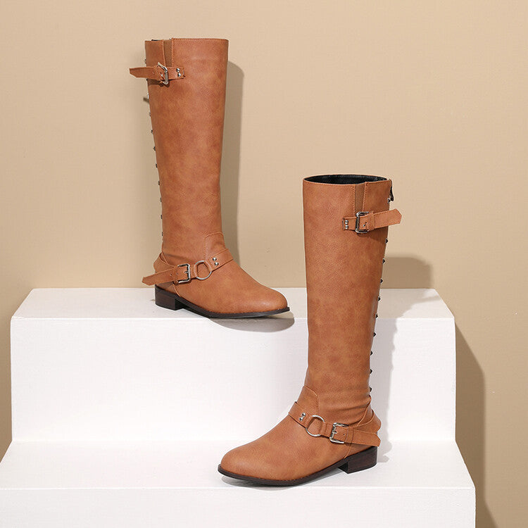 Light Knee-High Boots