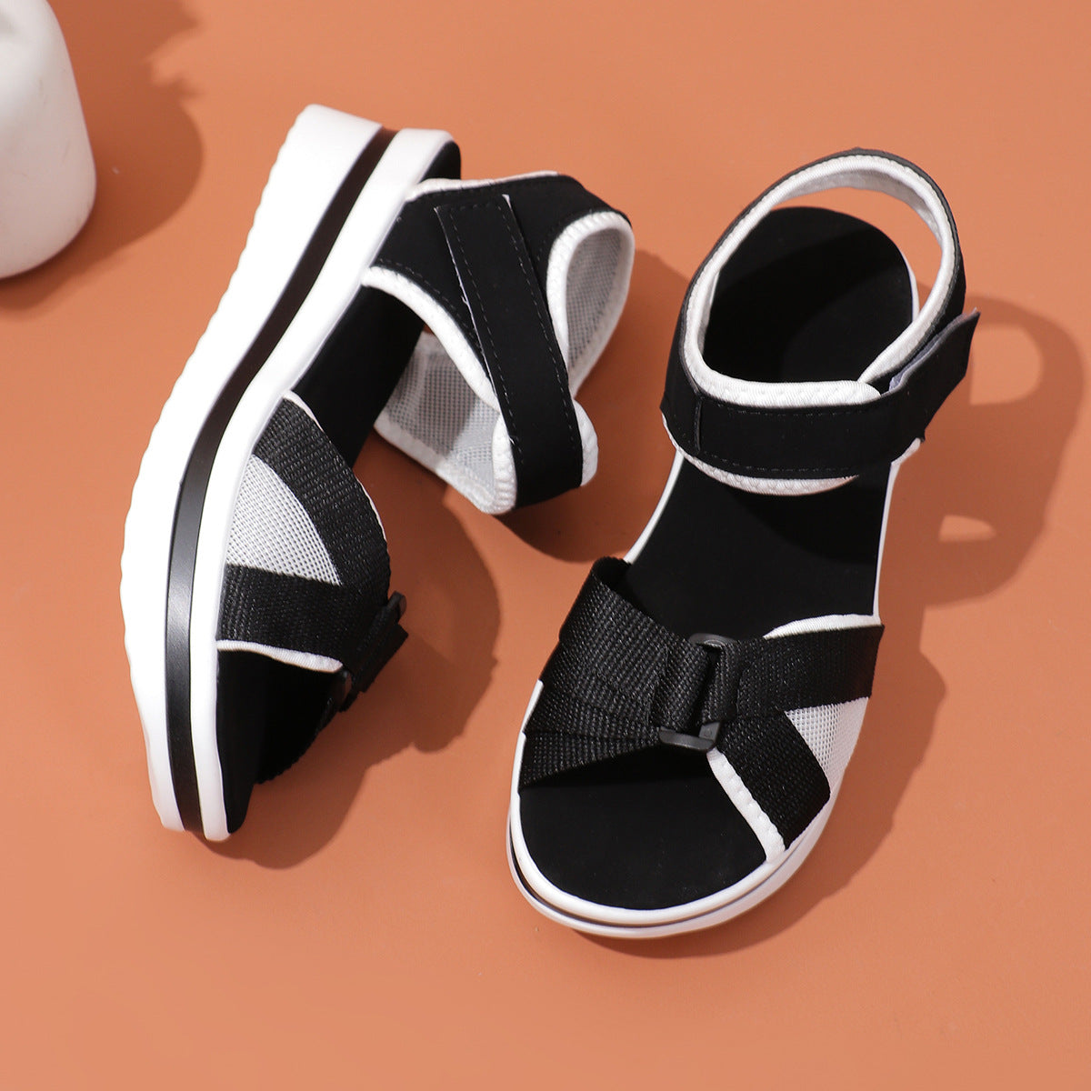 Warm Metallic Sandals