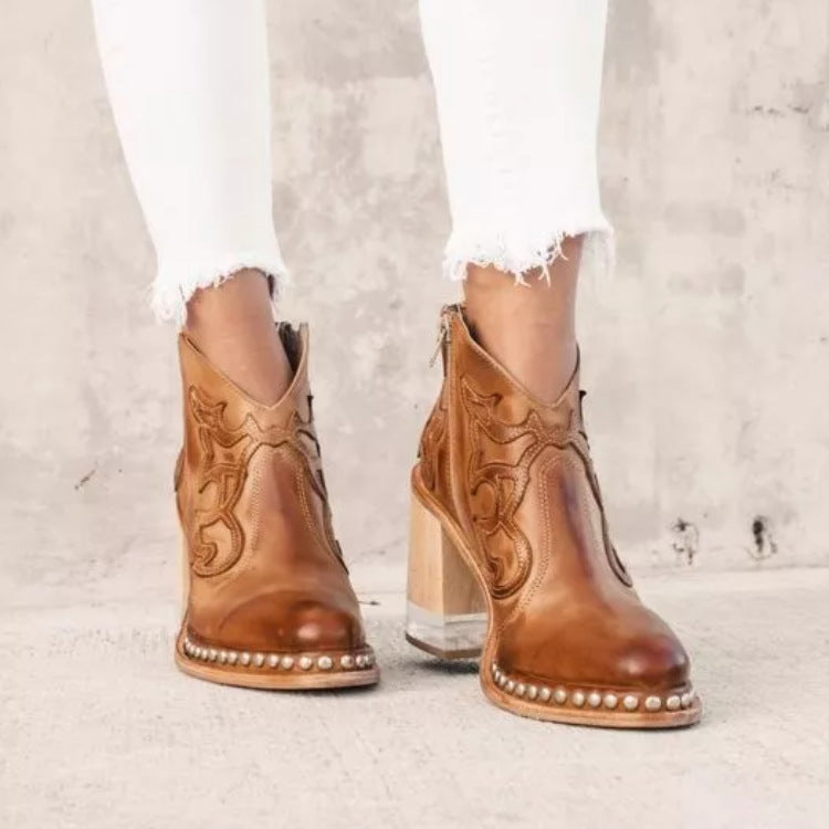 Relaxed Faux-Suede Boots