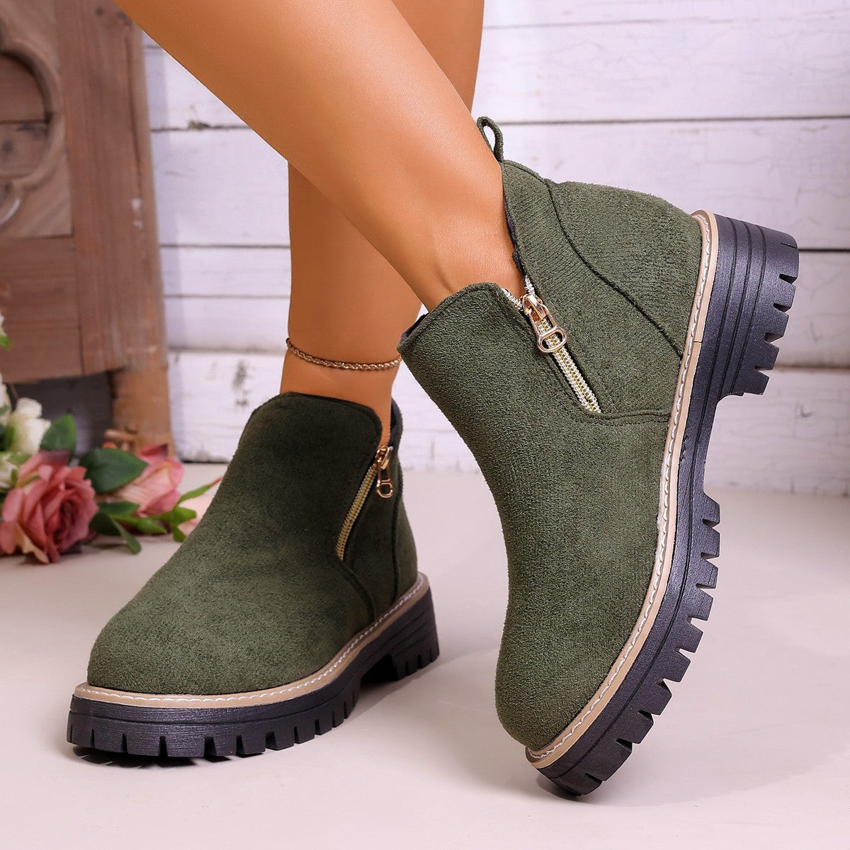 Travel Leather Boots