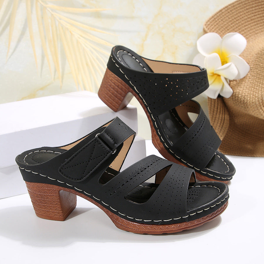 Brunch Raffia Sandals