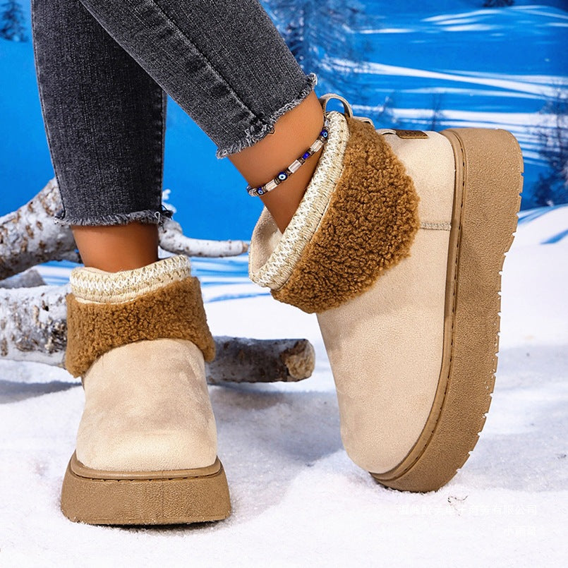 Natural Suede Boots