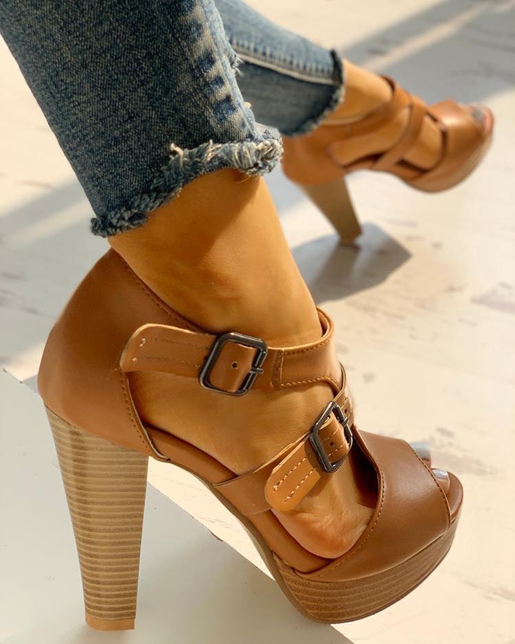 Warm Strappy Sandals