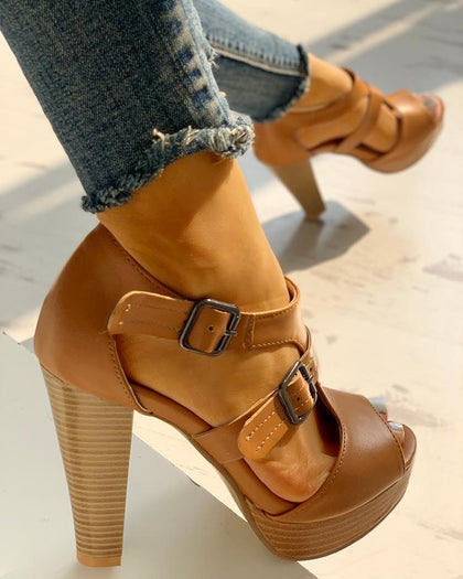 Warm Strappy Sandals