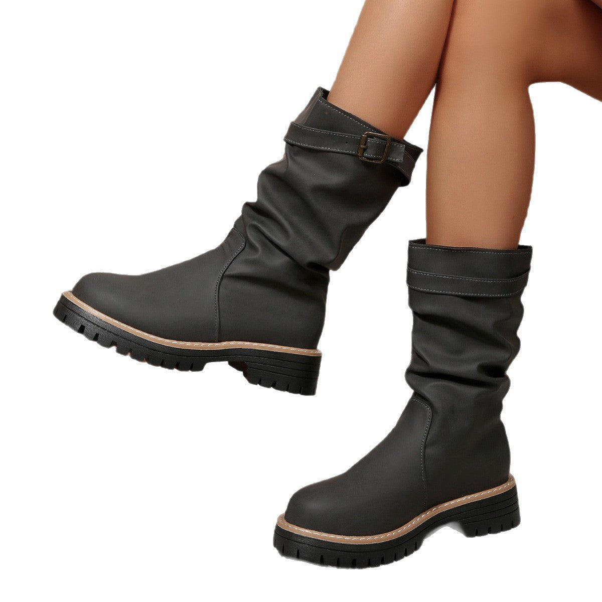 Beach Heeled Boots