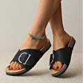 Natural Open-Toe Sandals
