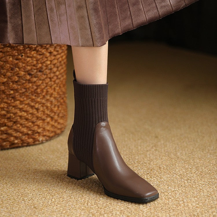 Travel Block-Heel Boots