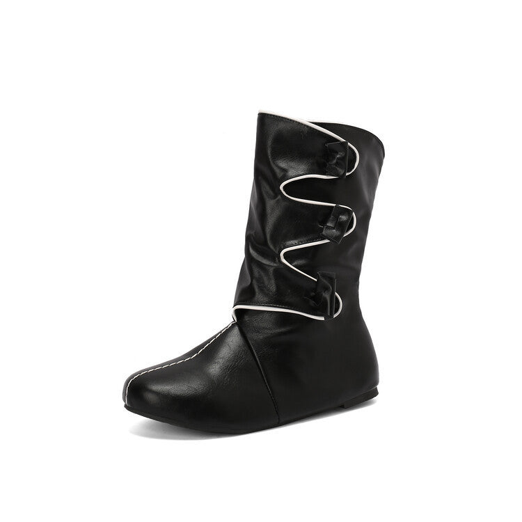 Easy Buckled Boots