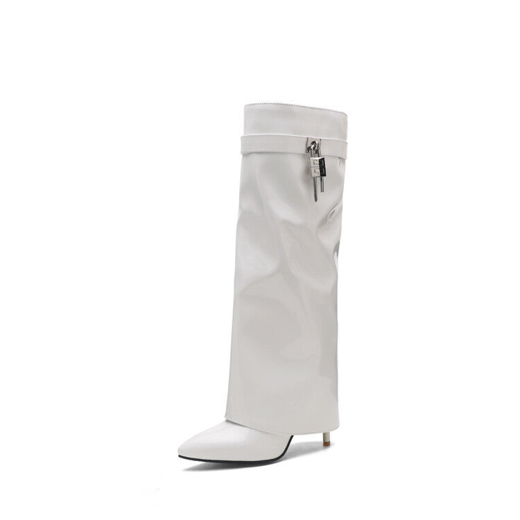 Airy Block-Heel Boots