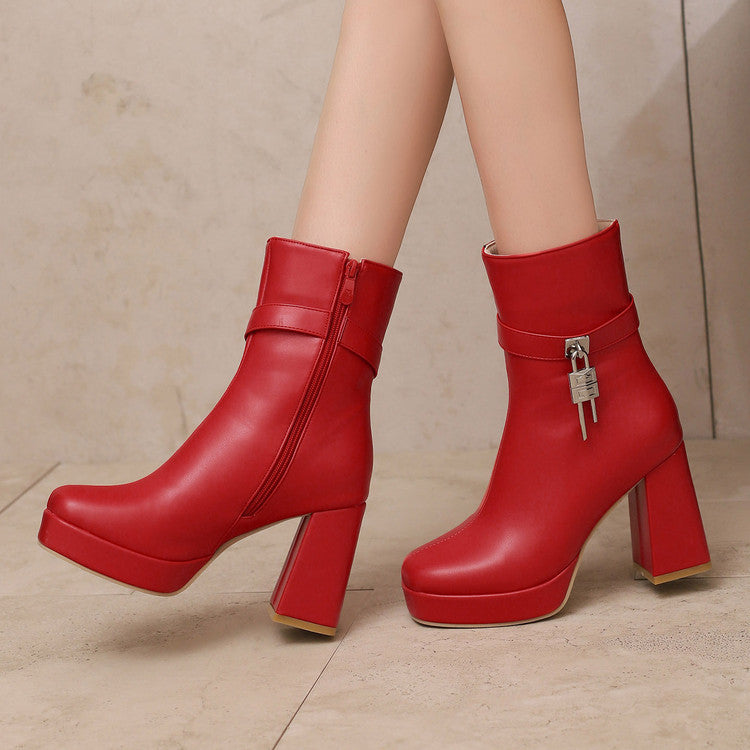 Casual Lug-Sole Boots